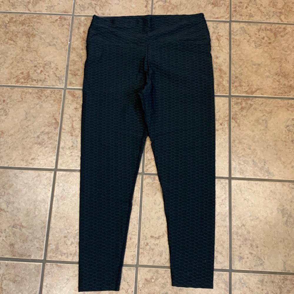 Butt Scrunch Textured Leggings Size 2X NWT